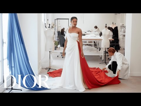 Dior dresses Axelle Saint-Cirel for the Paris 2024 Parade of Champions