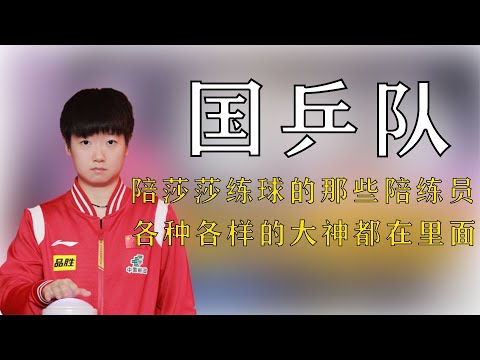 盤點陪莎莎練球的那些陪練員，各種各樣的大神都在里面