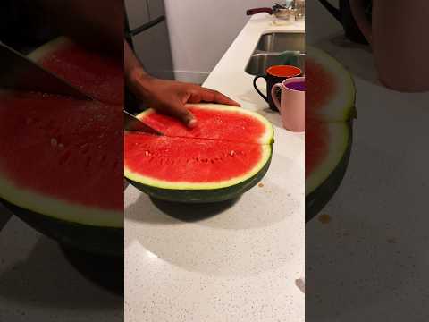 Watermelon fruit cutting #shortsfeed #fruit #shortsviral #fruitcutting #asmrsounds #trending