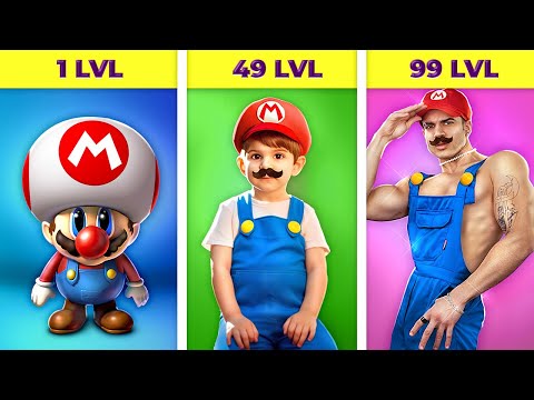 How to Become Super Mario Bros in Real Life! Princess Peach is Missing!