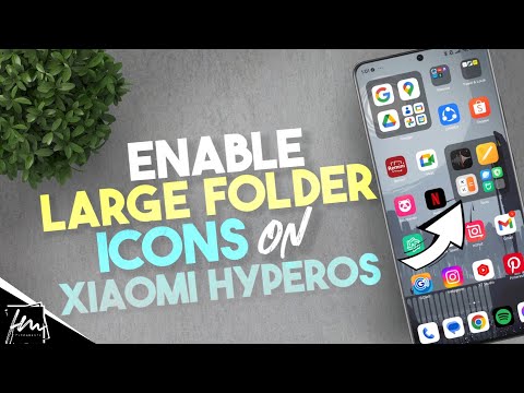 How to enable Large Folder Icons on Xiaomi Hyper OS