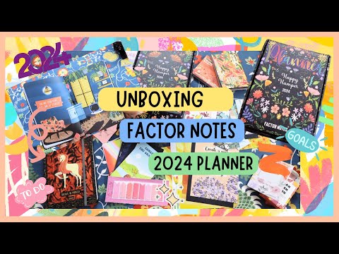 Unboxing Factor Notes 2024 Happy Hamper 📝💕 | Review, flip through & setup 🦋✨