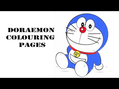 Doraemon colouring pages | Simple and easy coloring pages for kids | Creative Paradise