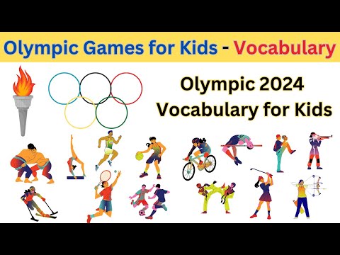 Kids vocabulary | 2024 Olympic Games for Kids | Olympic Sports | Learn English for kids | #forkids