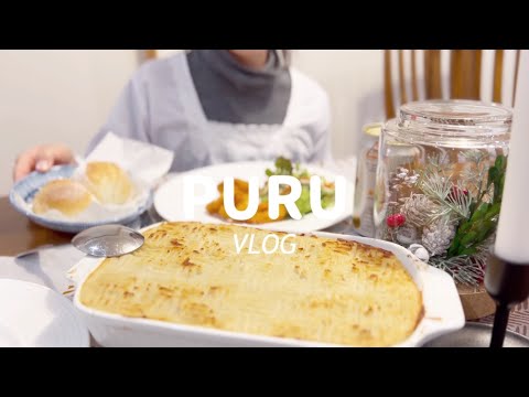 SUB) VLOG Korean Oden ｜ Bread making with HB ｜ Shepherd's pie