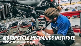 Motorcycle Tech Lab Tour, MMI in Phoenix, AZ - Motorcycle Mechanics Institute Technician School