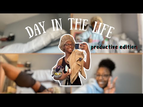 day in the life: productive edition || cameryn ayanna