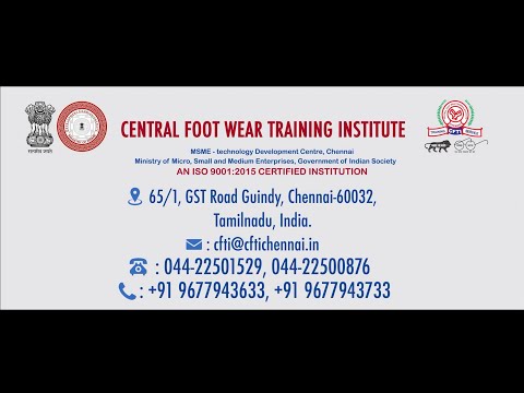 Central Footwear Training Institute, Chennai for the FY 2021-22