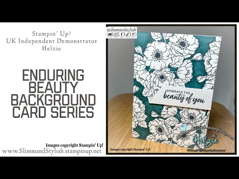 Enduring Beauty: simple background card