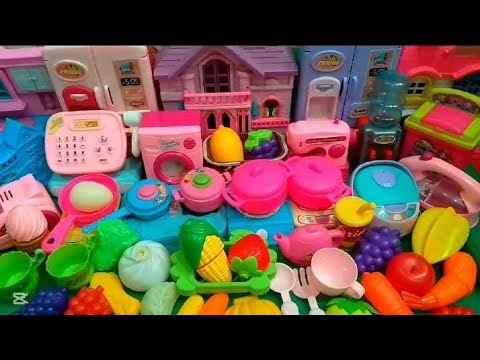 Satisfying with Unboxing | Kitchen play set diy miniature ideas | #asmr #toys 💚