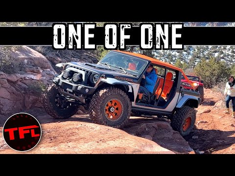 Driving a Priceless Jeep Concept Down a Difficult Moab Trail!