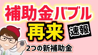 補助金バブル再来・新事業進出補助金・中小企業成長加速化補助金・誕生・小規模事業者持続化補助金・IT補助金・ものづくり補助金・事業承継・Ｍ＆Ａ補助金・大規模成長投資補助金【マキノヤ先生】第1993回