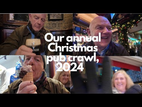 Our annual Christmas pub crawl | Dublin, Christmas 2024 | Terry Gorry Vlog