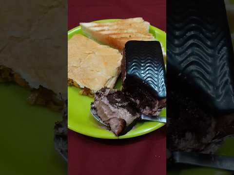 Chicken Grilled Sandwich and Patties with Chocolate Pastry l #shorts #shortsfeed