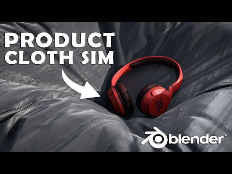 Product Cloth Simulation Tutorial Blender!