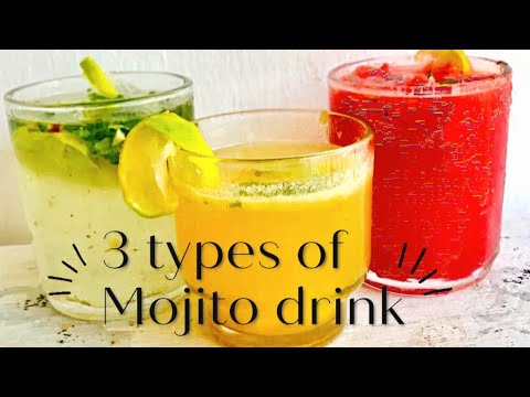 3 types of mojito/ 3 Summer drinks/#shorts