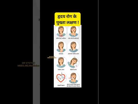 हृदय रोग के पुख्ता लक्षण || symptoms of heart disease #shorts