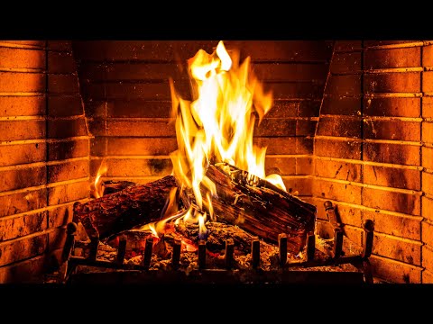 Cozy Fireplace 🔥 Crackling Fire Sounds with Burning Logs for Your Home