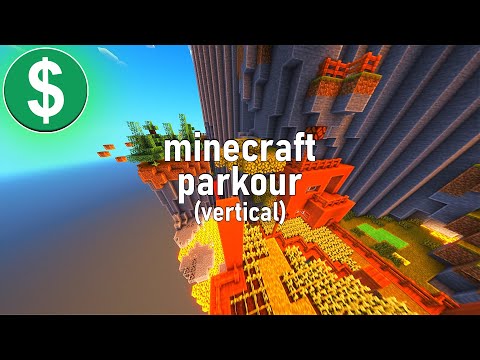 Minecraft Parkour Gameplay NO COPYRIGHT (Vertical)