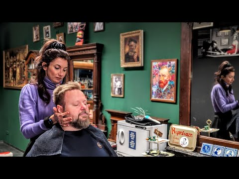 ASMR 💜 sexiest and most sensitive Lady Barber in the world, relax with Sarah 🤤