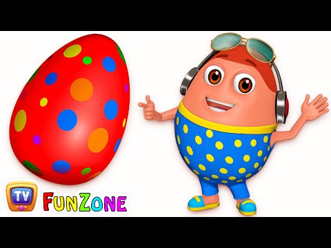 Surprise Eggs Gumball Machine Ball Pit Show for Kids | Learn Colours – RED Colour | ChuChuTV Funzone