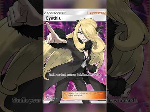 Cynthia Pokémon Cards Through the Years