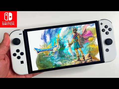 Dragon Quest III HD-2D Remake on Nintendo Switch OLED Gameplay