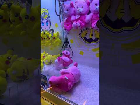 Challenge Day 63 : Catch a doll 1 time/day  #shorts #subscribe #share #viral #thailand #bear #teddy