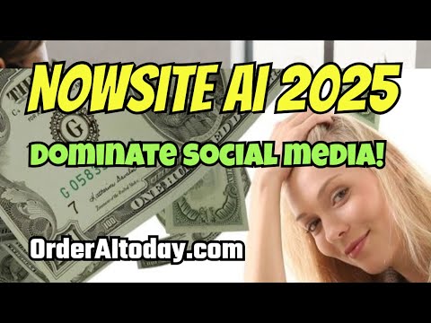 NOWSITE AI: Get Unstuck On Social Media, More Likes, Views!