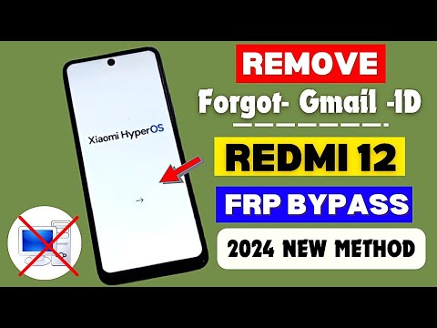 Redmi 12 HyperOS Frp Bypass Without Activity Launcher 2024 | Xiaomi Redmi 12 Frp Unlock Without Pc