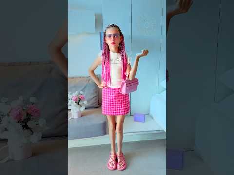 Alice getting dressed like a Barbie girl in real life #alice #barbie #shorts