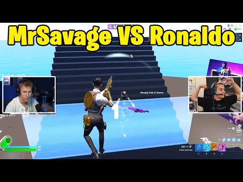 MrSavage VS Stable Ronaldo 1v1 TOXIC Buildfights!