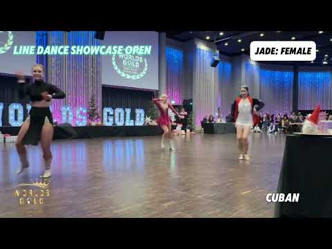 WORLDS GOLD 2024 | Line Dance Showcase Open | Jade: Female | Cuban #윤정혜 #gold_linedance #정솔비