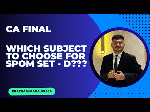 Which Subject to Choose SPOM SET D ?? | Spom Set D  which subject to choose