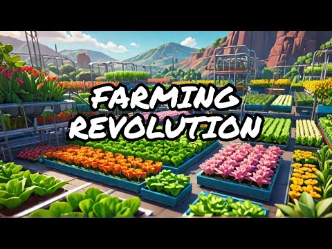 Hydroponics Farming and Shop! Built an EPIC Hydroponics Farm in a Video Game!