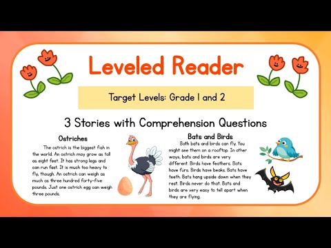 Reading for Grade 1 and Grade 2 | Reading Comprehension | Learn English Through Stories (Set 11)