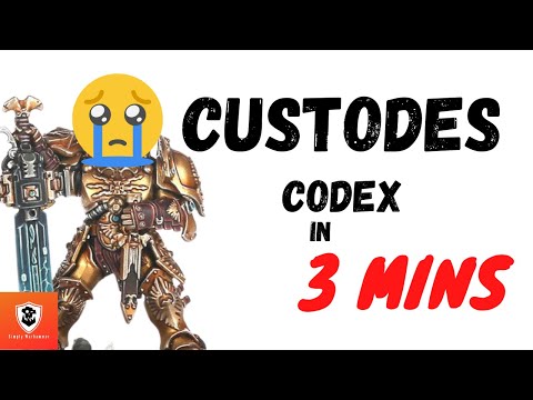 Custodes 10th codex in 3 mins