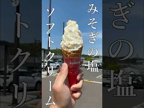 【函館・道南】ソフトクリーム/みそぎの塩ソフト！vol.1