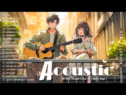 Best Acoustic Cover - Chill Acoustic Love Songs Playlist 2024 - Acoustic Guitar Songs Of All Time