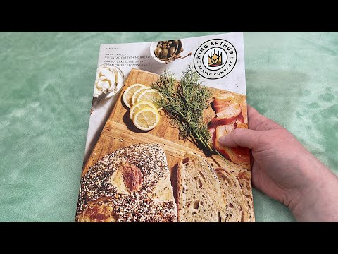 ASMR Catalog Walkthrough King Arthur Baking Company (whispered, page sounds)