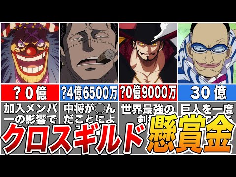 【ONE PIECE】クロスギルド懸賞金！エルバフ編で更新される懸賞金額を大予想【ゆっくり解説】