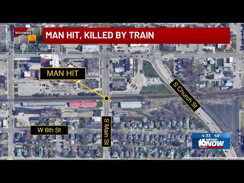 Elkhart man hit, killed by train in Mishawaka