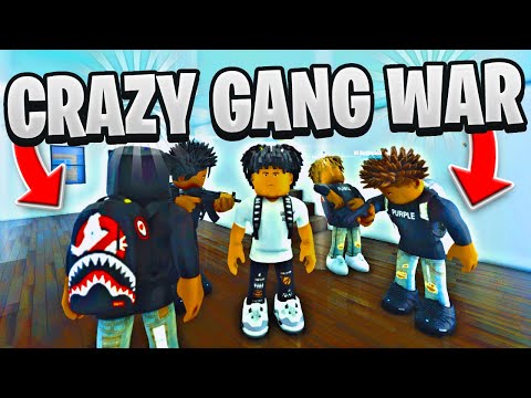 WE JOINED A HUGE GANG WAR INSIDE THIS PHILLY ROBLOX HOOD GAME