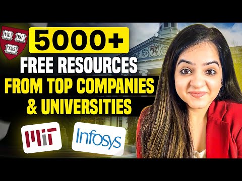 5000+ Free Courses From Top Companies & Universities With Certification | For Freshers & Experienced