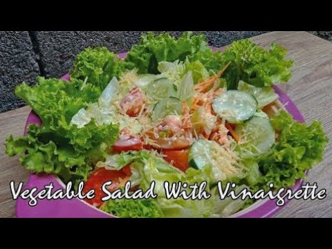 How To Make Vegetable Salad With Vinaigrette