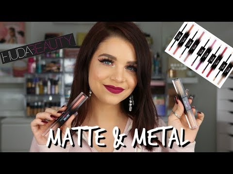 Huda Beauty Matte & Metal Melted Shadows Review+Tutorial