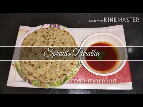 Special Healthy Diet Recipe,sprouts stuffed paratha