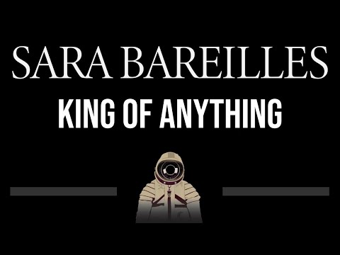 Sara Bareilles • King Of Anything (CC) 🎤 [Karaoke] [Instrumental]