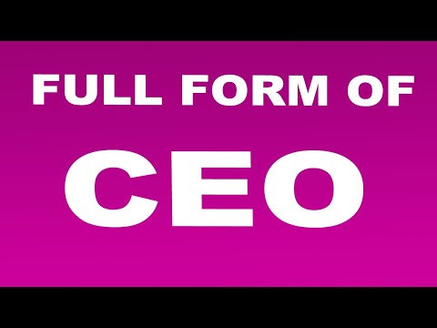 Full Form of CEO | What is CEO Full Form | CEO Abbreviation