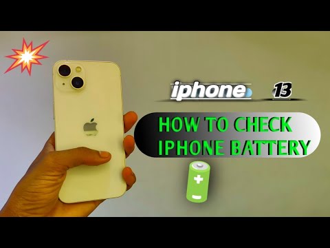 IPHONE 13 BATTERY HEALTH 🔋 CHECK ✅ | HOW TO IPHONE BATTERY HEALTH  CHECK #iphonebattryhealthcheck